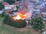Romont (FR): Brand zerstört Turnhalle Avoines vollständig