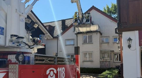 Appenzell AI: Brand bricht auf Balkon aus