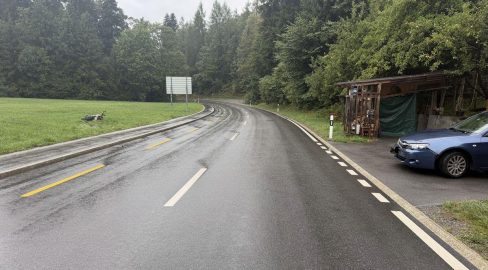 Niederteufen AR: Auto erfasst Töff-Lenkerin (20) bei Unfall