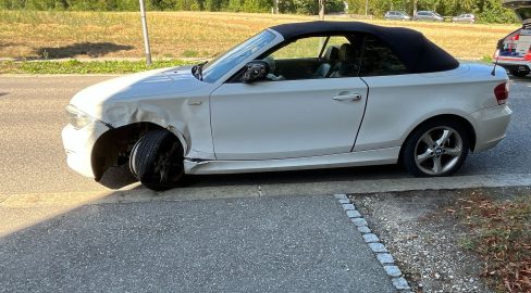 Solothurn SO: Sekundenschlaf baut Unfall, Lenker im Spital