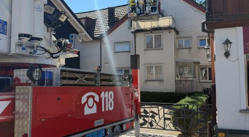 Appenzell AI: Abfallsack auf Balkon gerät in Brand