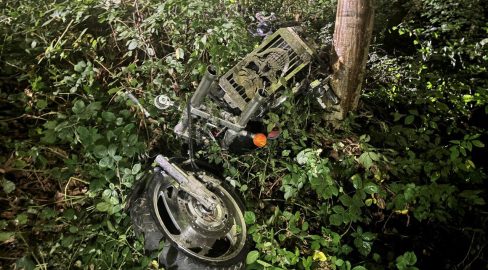 Ramsen SH: Töff-Lenker bei Unfall schwer verletzt, Rega fliegt