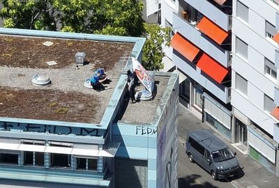 Basel BS: Dachbesetzer müssen 90'000 Franken zahlen