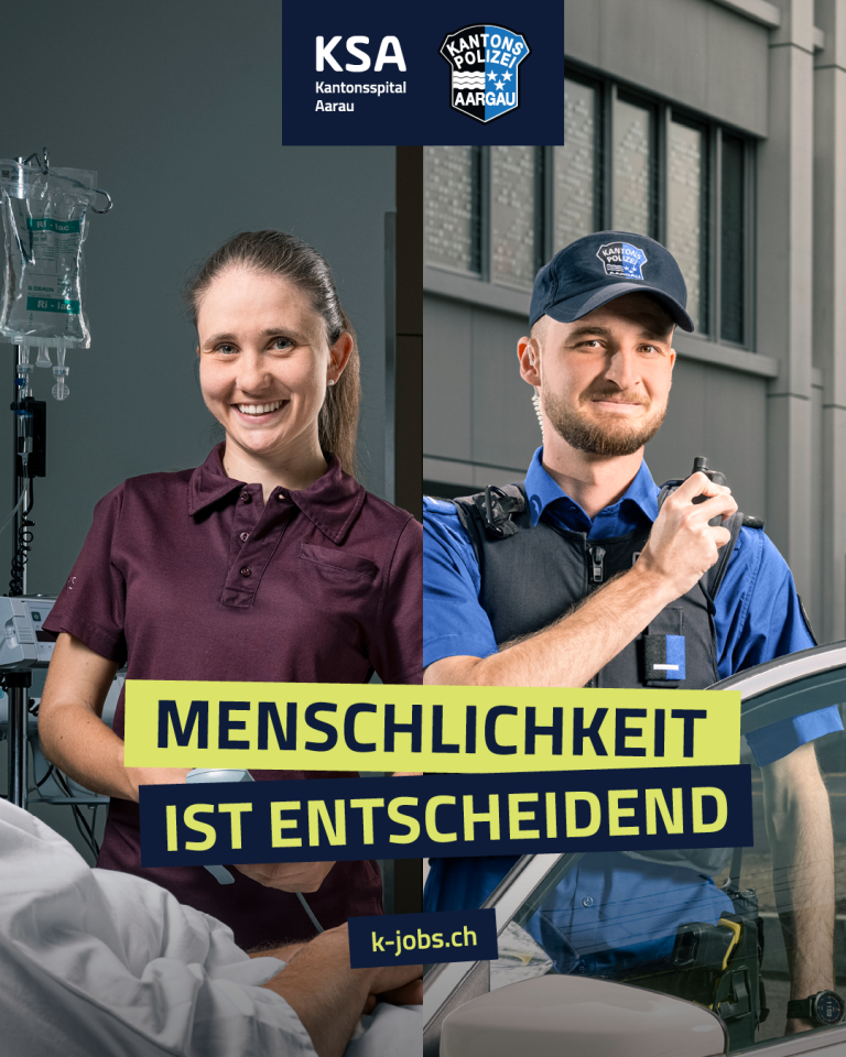 Aarau AG: Spital und Polizei suchen Menschen mit Herz