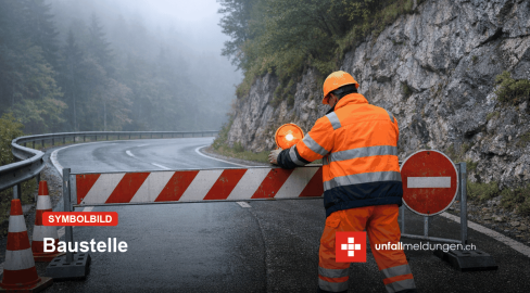 Wegen Unfall: Strasse zwischen Anzère und Grimisuat gesperrt