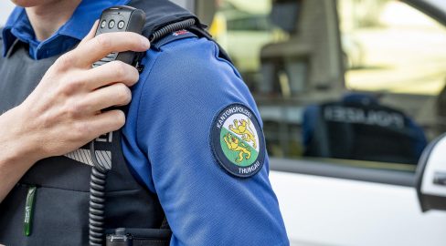 Töff Unfall beim Abbiegen in Weinfelden TG