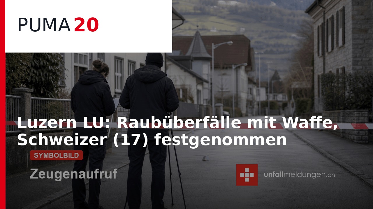 PUMA20 vom 26. August 2026: Die 5 meistgeklickten Polizei- und Unfallmeldungen des Tages – im Video