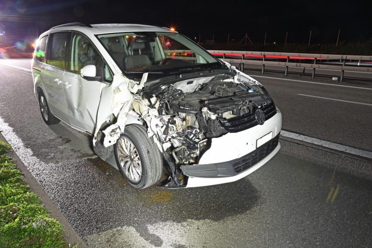 Dagmersellen LU: Wohnmobil kippt bei Unfall auf A2