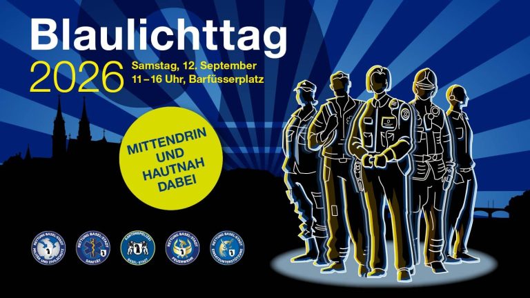 Basel BS: Blick in Gefängniszelle am Blaulichttag