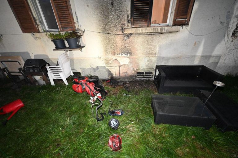 Rorschach SG: Zigarette setzt Benzinkanister in Brand