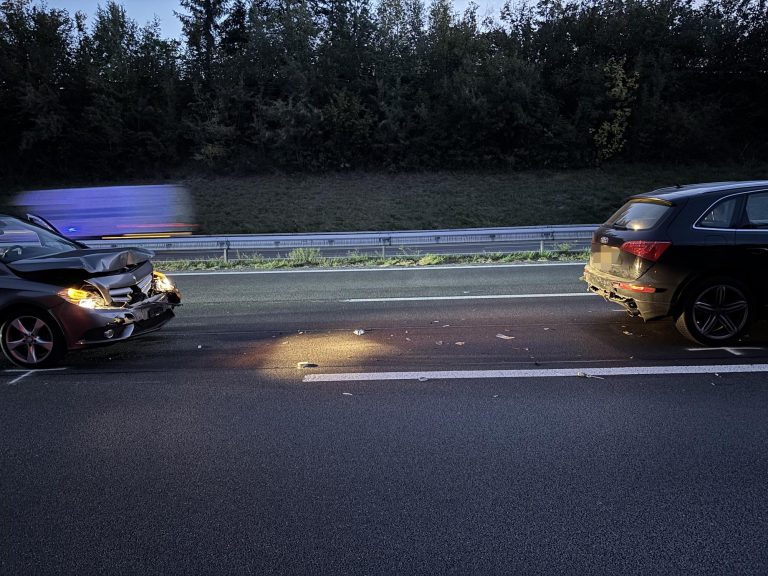 Oberbüren SG: 6 Autos krachen auf A1 ineinander, Unfall bringt Stau