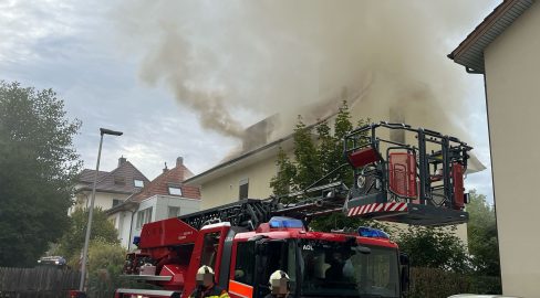 Solothurn SO: Feuer-Drama im Dachstock, Haus unbewohnbar