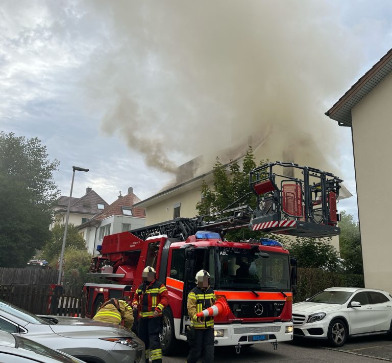 Solothurn SO: Feuer-Drama im Dachstock, Haus unbewohnbar