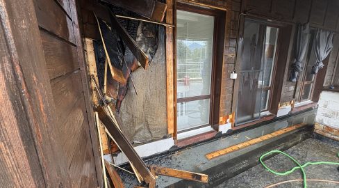 Lachen SZ: Schweissarbeiten lösen Brand an Fassade aus