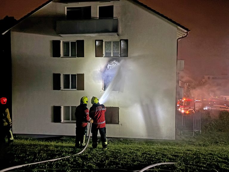 Kreuzlingen TG: Brand im Wohnhaus vorsätzlich gelegt
