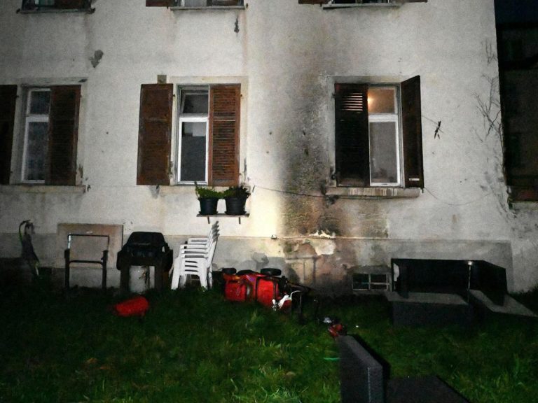 Rorschach SG: Zigarette setzt Benzinkanister in Brand