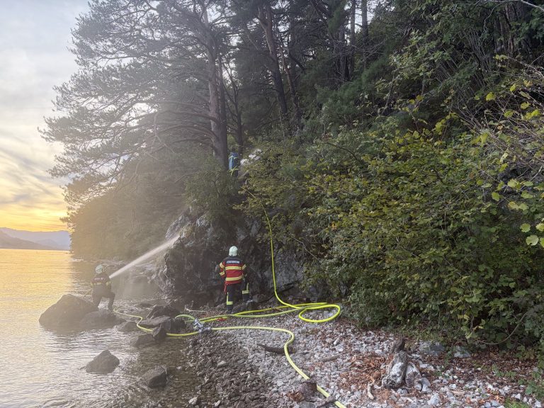 Gersau SZ: Fischer-Grillfeuer löst Brand am See aus