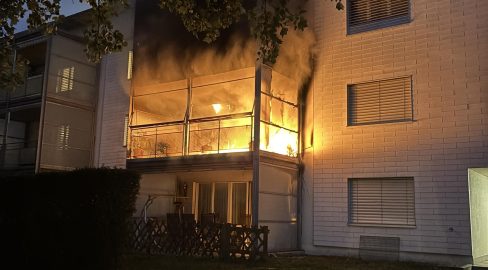 Frauenfeld TG: Feuer-Drama richtet hohen Schaden an