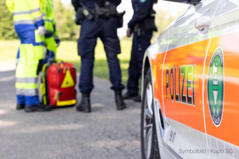 Widnau SG: 17-Jähriger stürzt ab, schwer verletzt bei Unfall