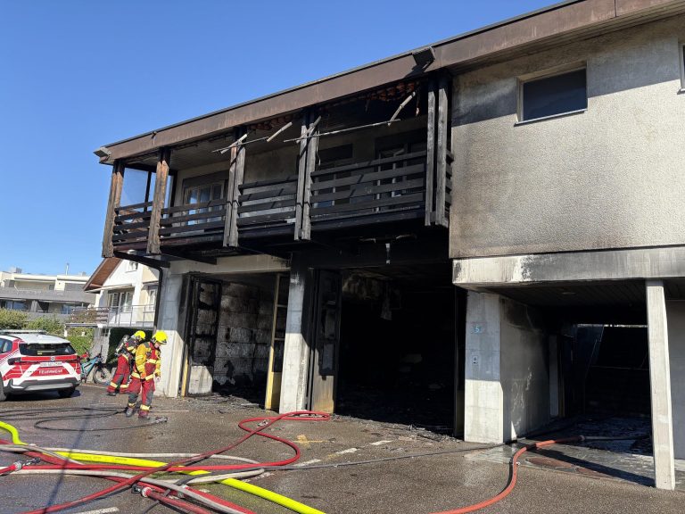 Gommiswald SG: Brand bei Übung grösser als geplant