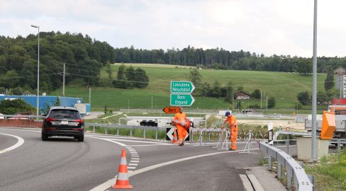 Biel BE: A5 wegen Tunnelarbeiten vier Nächte gesperrt