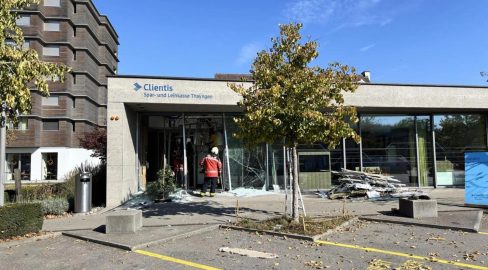 Thayngen SH: Bancomat gesprengt, Täter schwer verletzt