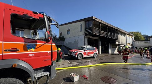 Gommiswald SG: Brand bei Übung grösser als geplant
