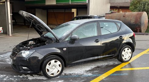 Siegershausen TG: Auto von Lenkerin (65) fängt plötzlich Feuer