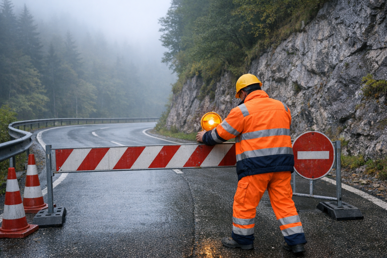 Wegen Erdrutsch: Strasse zwischen Molina-Buseno und Arvigo gesperrt