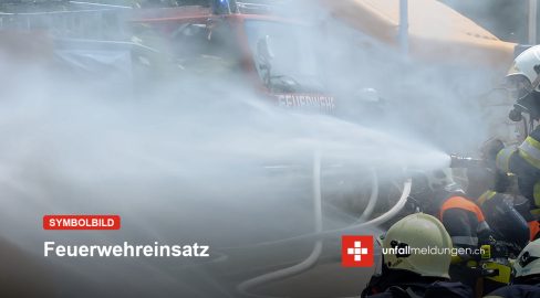 Büren an der Aare BE: Brand in Tiefgarage, 36 Autos beschädigt