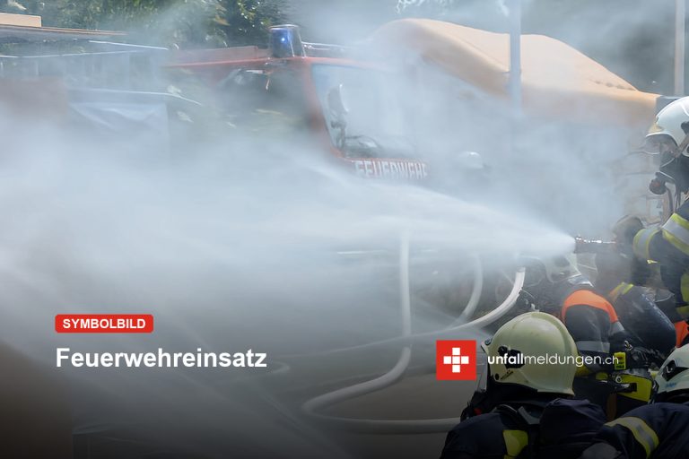 Lugano TI: Brand in Küche im 4. Stock, Person im Spital