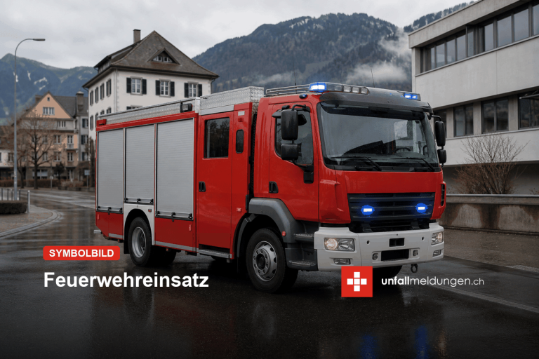 Canobbio TI: Brand in Gewerbegebäude sorgt für dichten Rauch