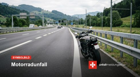 Bischofszell TG: Auto knallt in Töff, Frau bei Unfall verletzt