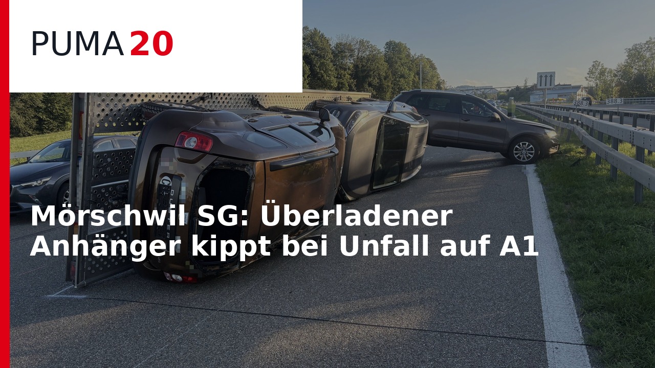 PUMA20 vom 12. September 2026: Die 5 meistgeklickten Polizei- und Unfallmeldungen des Tages – im Video