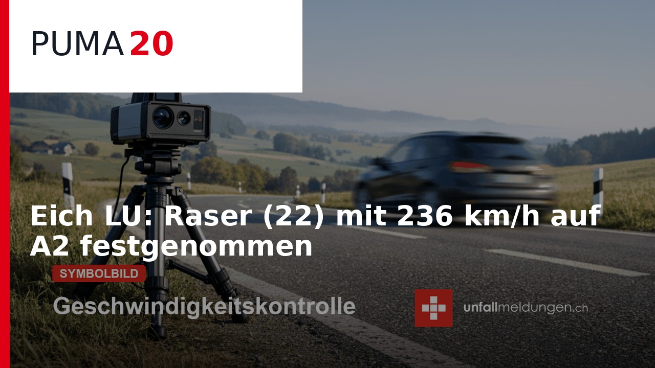 PUMA20 vom 14. September 2026: Die 5 meistgeklickten Polizei- und Unfallmeldungen des Tages – im Video