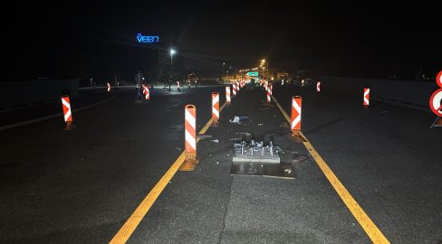 Oensingen SO: BMW kracht in Baustelle, flüchtet nach Unfall