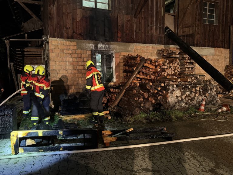 Sattel SZ: Anwohner löschen nächtlichen Brand bei Stall