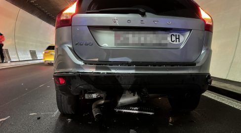 St. Gallen SG: Unfall im Rosenbergtunnel sorgt für Stau
