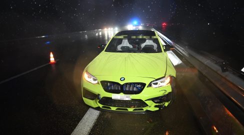 Mörschwil SG: Auto schleudert wegen Aquaplaning auf A1 in Unfall