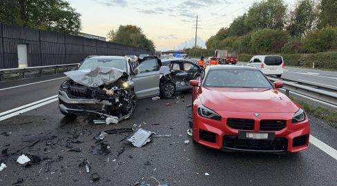 Hunzenschwil AG: Griff nach Energydrink löst Unfall auf A1 aus