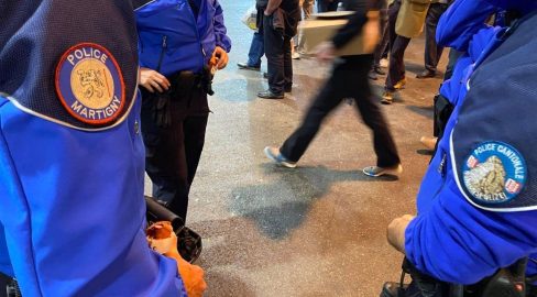 Martinach VS: Grossaufgebot der Polizei an Foire du Valais
