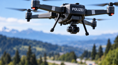 Mühlrüti SG: Polizei jagt Raser neu mit Drohnen